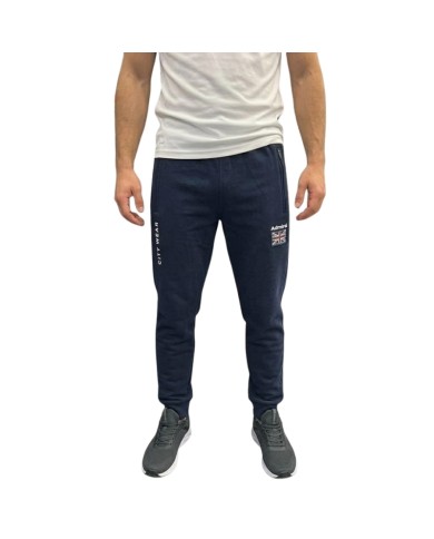 Pantalone da Uomo City Admiral Cotone Garzato Blu AD3015