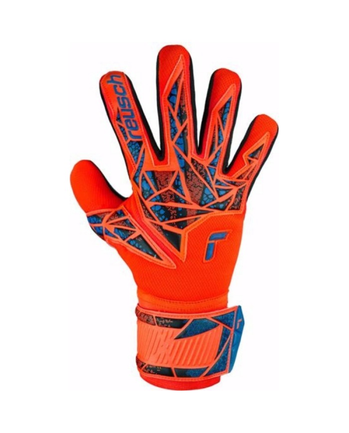 Guanti da Portiere Reusch Attrakt Silver NC Arancio Blu Adulto 54702552211
