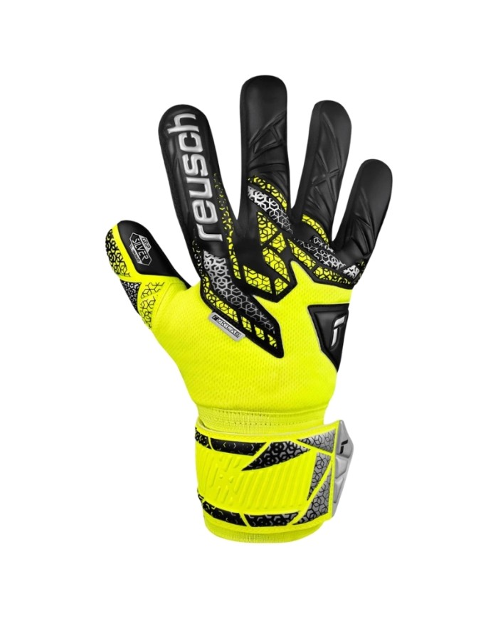 Guanti da Portiere Reusch Attrakt Silver Adulto Giallo Nero 55702152025