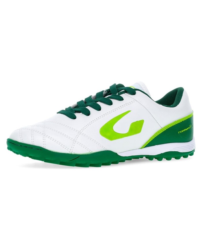 Scarpe da Calcetto Gems Torneo X Futsal Bianco Verde Acido TMF01-0313