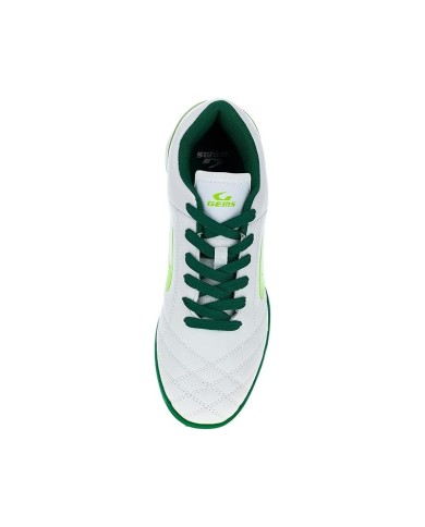 Scarpe da Calcetto Gems Torneo X Futsal Bianco Verde Acido TMF01-0313