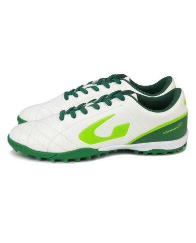 Scarpe da Calcetto Gems Torneo X Futsal Bianco Verde Acido TMF01-0313