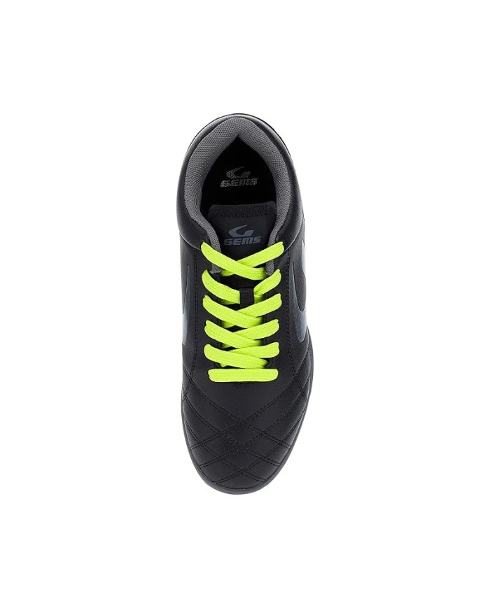 Scarpe da Calcetto Gems Torneo X Futsal Nero Antracite Giallo TMF01-1016