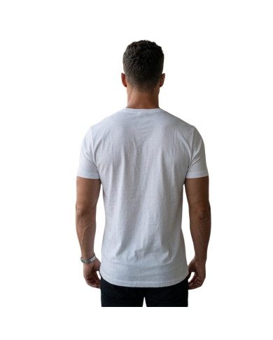 T-Shirt da Uomo AKI Girocolo Cotone Bianca AKUPE26530