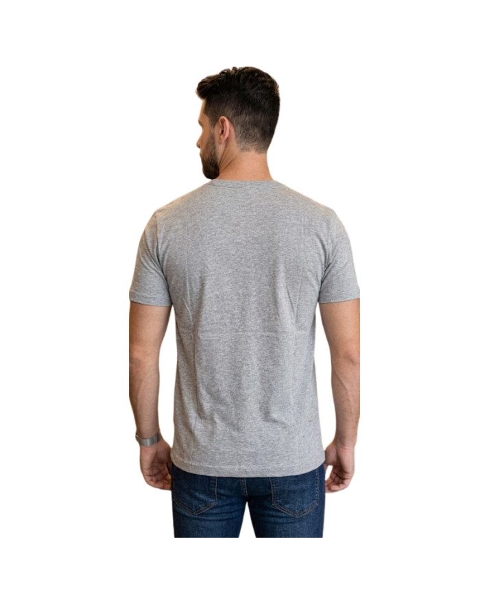 T-Shirt da Uomo AKI Girocolo Cotone Grigio AKUPE26530