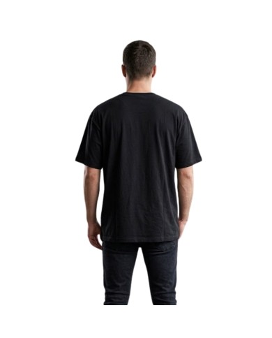 T-Shirt da Uomo AKI Girocolo Cotone Nero AKUPE26512