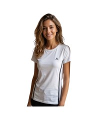 T-Shirt da Donna AKI Girocolo Cotone Bianca AKUPE26582