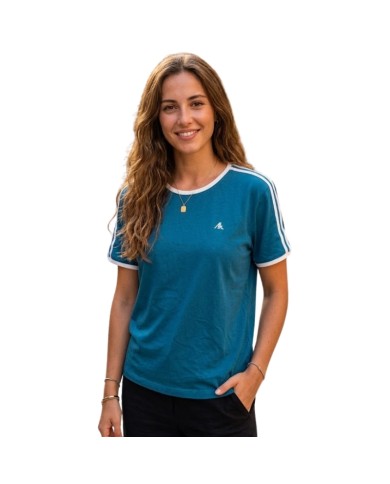 T-Shirt da Donna AKI Girocolo Cotone Verde AKUPE26581