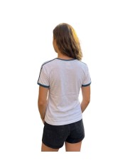 T-Shirt da Donna AKI Girocolo Cotone Bianco AKUPE26581