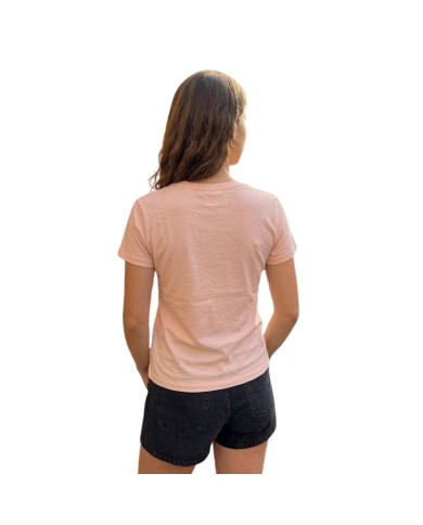 T-Shirt da Donna AKI Girocolo Cotone Rosa AKUPE26582