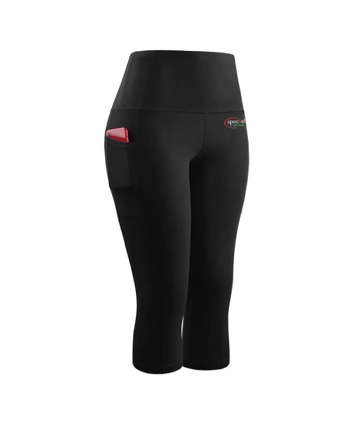 Leggings Donna Special Sport Pinocchietto Elasticizzato Nero LEGSSAZ07 Leggings Donna Special Sport Pinocchietto Elasticizzato Nero LEGSSAZ07