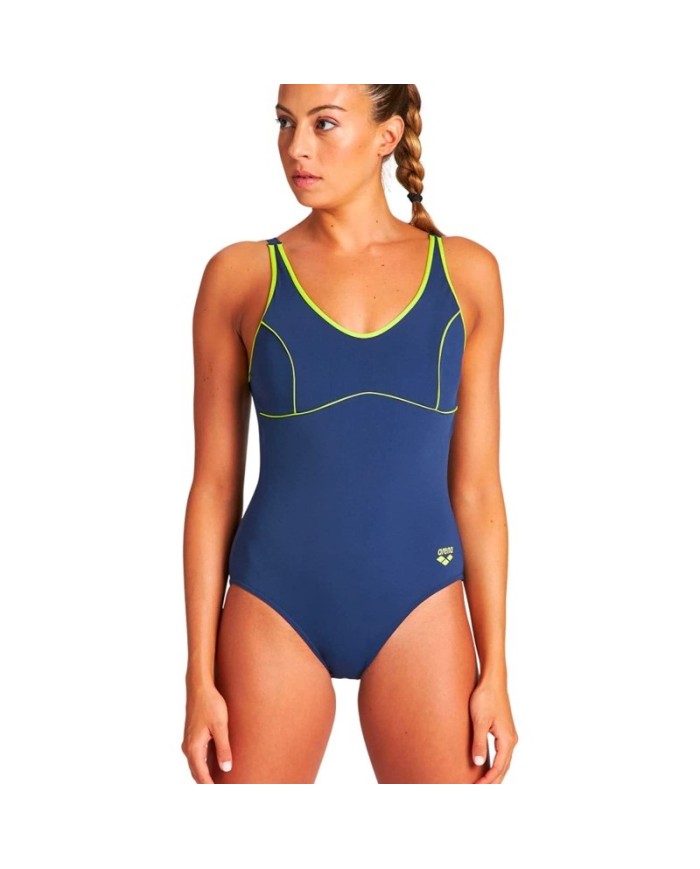Costume da Donna Intero Arena W Tania Clip Back One Piece Blu 000911760 Costume da Donna Intero Arena W Tania Clip Back One Piece Blu 000911760