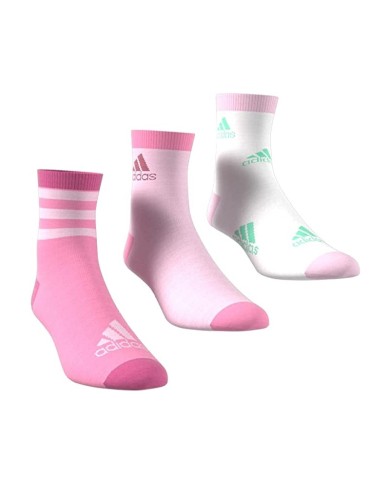 Calzini da Bambina Adidas Graphics LK Socks 3 Paia Cotone Multicolor H49617 Calzini da Bambina Adidas Graphics LK Socks 3 Paia Cotone Multicolor H49617
