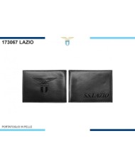 Portafoglio in Pelle Lazio Unisex Nero Prodotto Ufficiale 173067LAZIO
