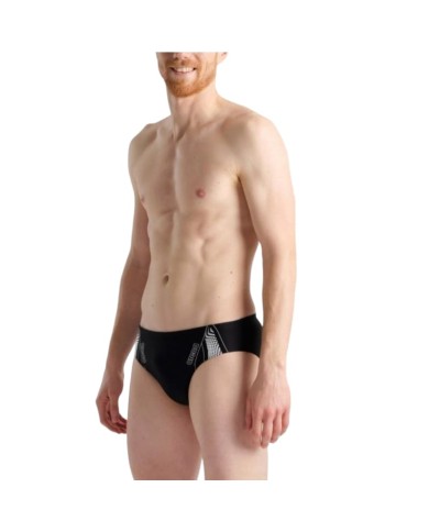 Costume da Uomo Arena Swim Briefs Graphics Slip Nuoto Piscina Nero 005792510 Costume da Uomo Arena Swim Briefs Graphics Slip Nuoto Piscina Nero 005792510