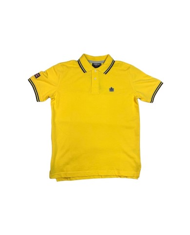 Polo da Uomo Admiral AD2872EI036 Basic Manica Corta Giallo in Cotone