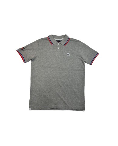 Polo da Uomo Admiral AD2872EI098 Basic Manica Corta Grigia in Cotone