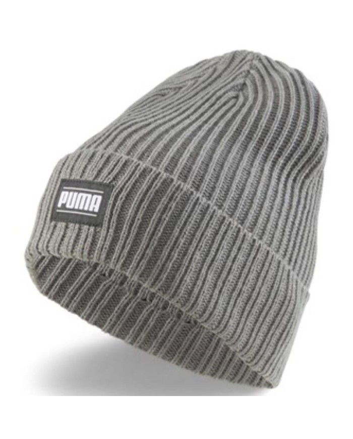 Berretto Puma Ribbed Classic Cuff Beanie Grigio Unisex 02403803 Berretto Puma Ribbed Classic Cuff Beanie Grigio Unisex 02403803