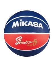 Pallone da Basket Mikasa Street Jam Gomma Rosso Blu N°5 BB502BNBRW Pallone da Basket Mikasa Street Jam Gomma Rosso Blu N°5 BB502BNBRW
