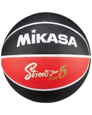 Pallone da Basket Mikasa Street Jam Gomma Vulcanizzato Nero Rosso BKRW Pallone da Basket Mikasa Street Jam Gomma Vulcanizzato Nero Rosso BKRW