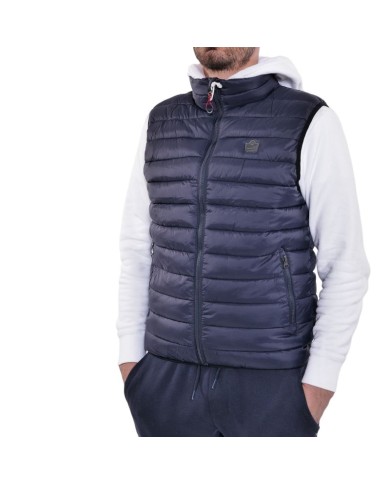 Piumino Smanicato con Zip Admiral da Uomo Blu Ultraleggero AD2822AW003 Piumino Smanicato con Zip Admiral da Uomo Blu Ultraleggero AD2822AW003