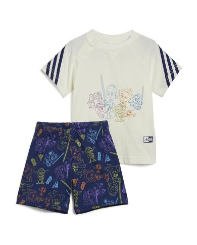 Completo da Bambino Adidas Star Wars Young Jedi Set Bianco Blu IN7282 Completo da Bambino Adidas Star Wars Young Jedi Set Bianco Blu IN7282