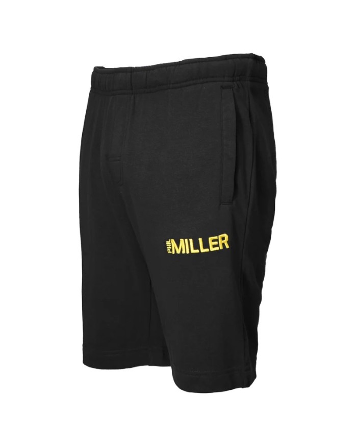 Bermuda Phil Miller PHM234PR015 Nero da Uomo in Cotone